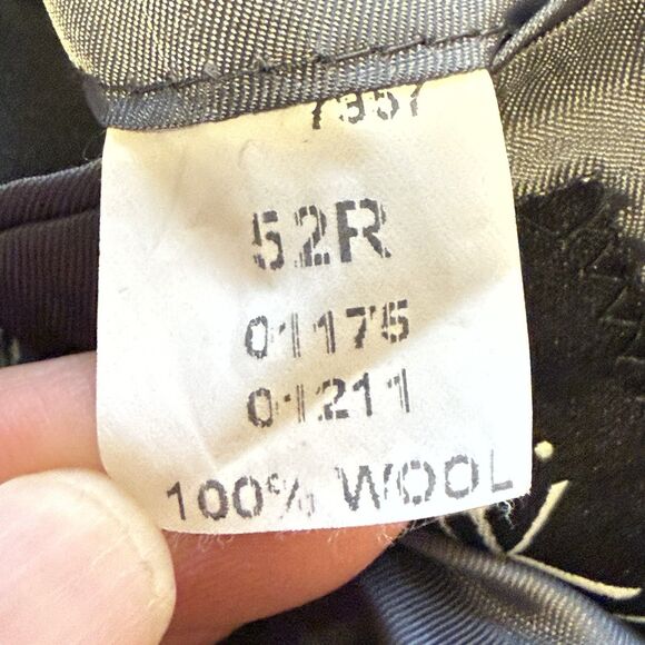 Jos A Bank Blazer 52R Men’s 100% Wool Black White Houndstooth Sport Coat 2 Btn - Picture 8 of 11